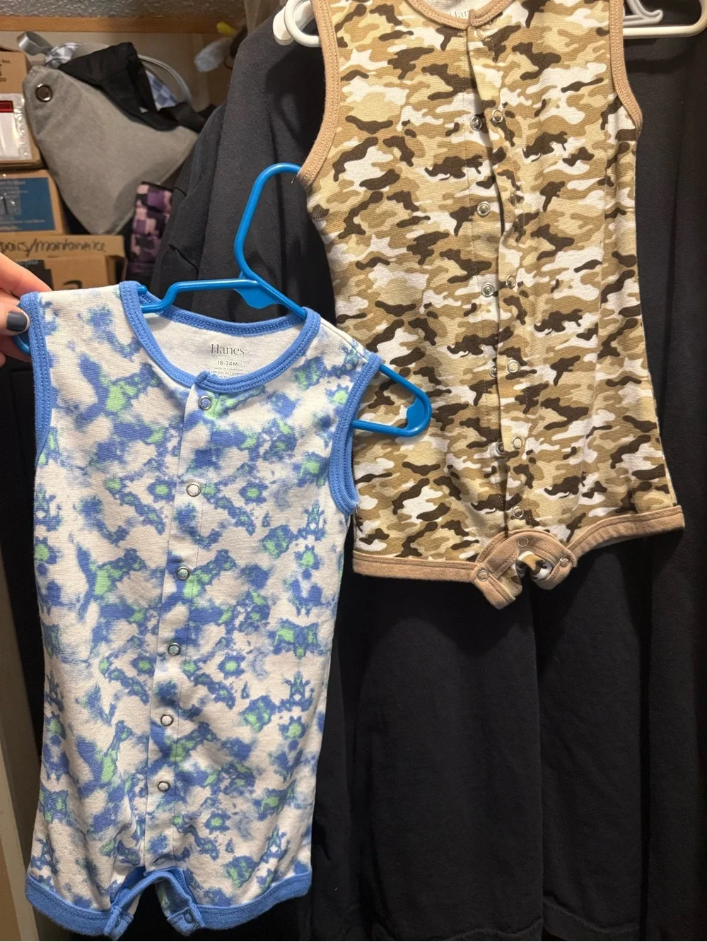 Hanes two sleeveless